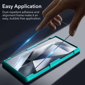Edzett üveg + fényképezőgép lencsékhez ESR Protector Set Samsung Galaxy S24 Ultra Clear [2+1 PACK]