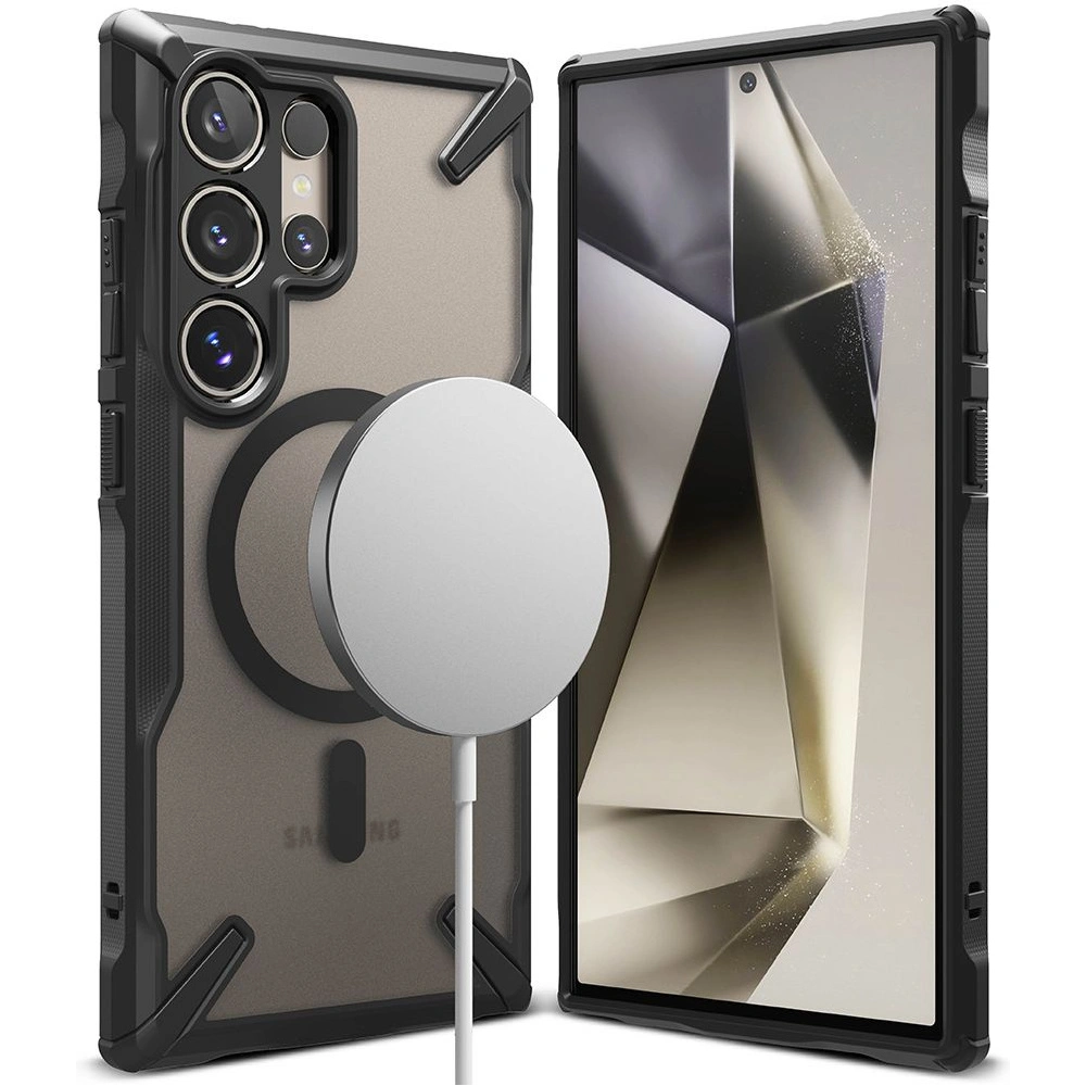 Hurtownia GSM - Etui Ringke Fusion-X Magnetic MagSafe Samsung Galaxy S24 Ultra Negru Mat - RGK1933 - {ean13} - Hurt