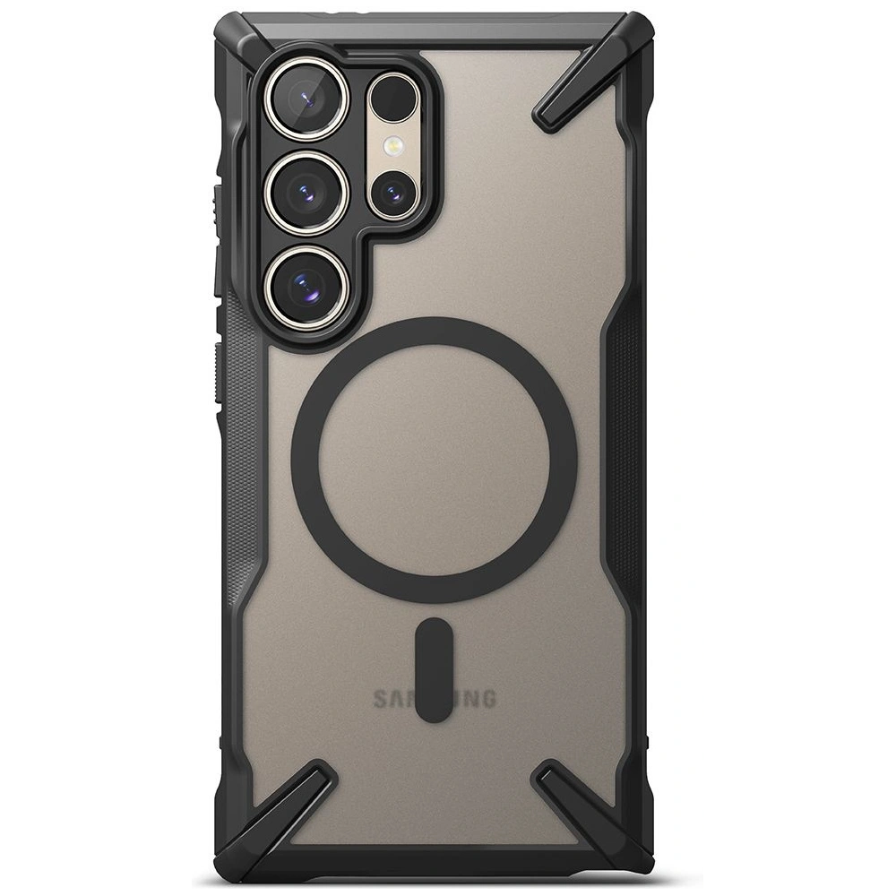 Hurtownia GSM - Etui Ringke Fusion-X Magnetic MagSafe Samsung Galaxy S24 Ultra Negru Mat - RGK1933 - {ean13} - Hurt