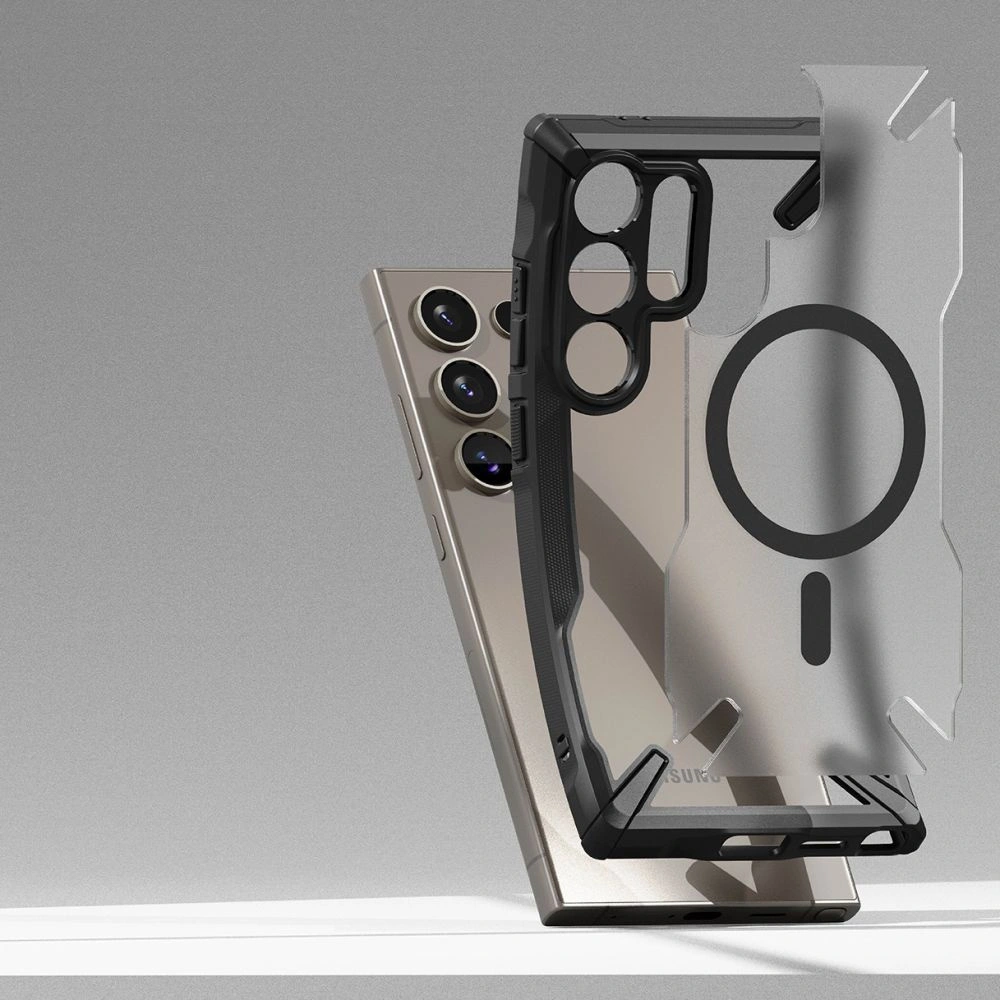 Hurtownia GSM - Etui Ringke Fusion-X Magnetic MagSafe Samsung Galaxy S24 Ultra Matt Fekete - RGK1933 - {ean13} - Hurt