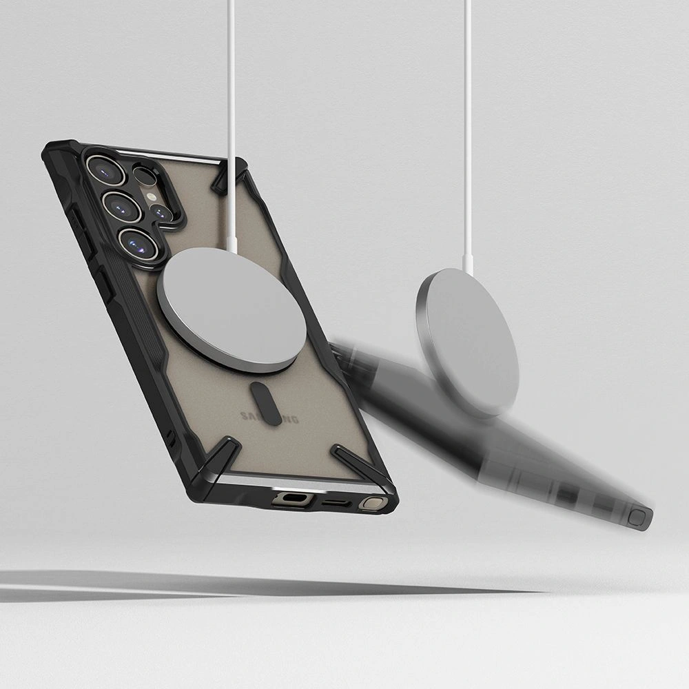 Hurtownia GSM - Etui Ringke Fusion-X Magnetic MagSafe Samsung Galaxy S24 Ultra Matt Fekete - RGK1933 - {ean13} - Hurt