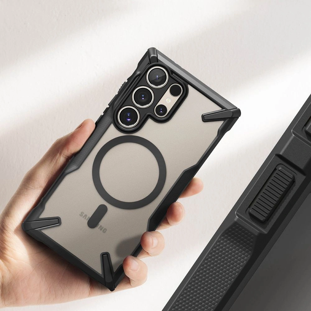 Hurtownia GSM - Etui Ringke Fusion-X Magnetic MagSafe Samsung Galaxy S24 Ultra Matt Fekete - RGK1933 - {ean13} - Hurt