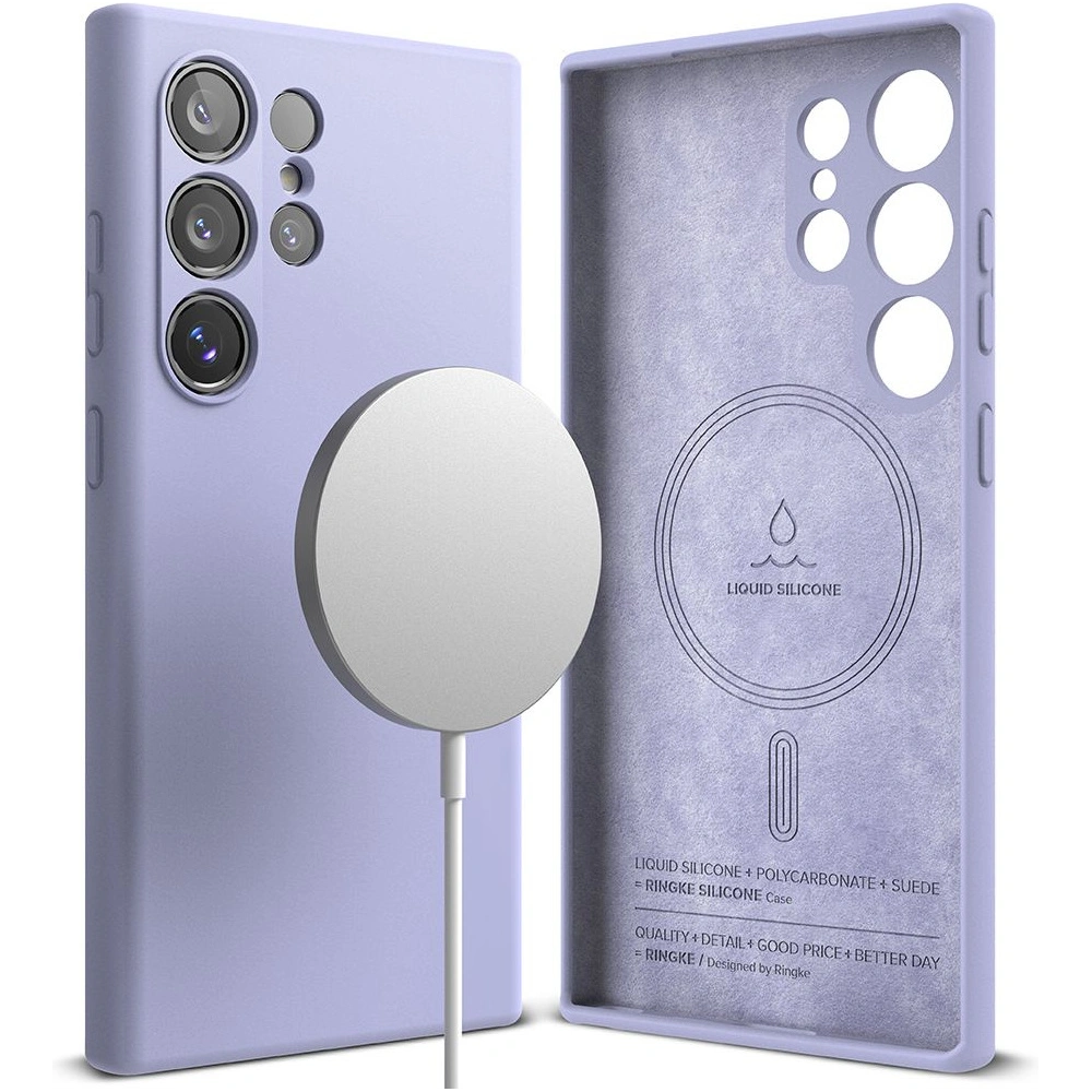 Hurtownia GSM - Case Ringke Silikon Magnetisch MagSafe Samsung Galaxy S24 Ultra Lavendel - RGK1936 - {ean13} - Hurt