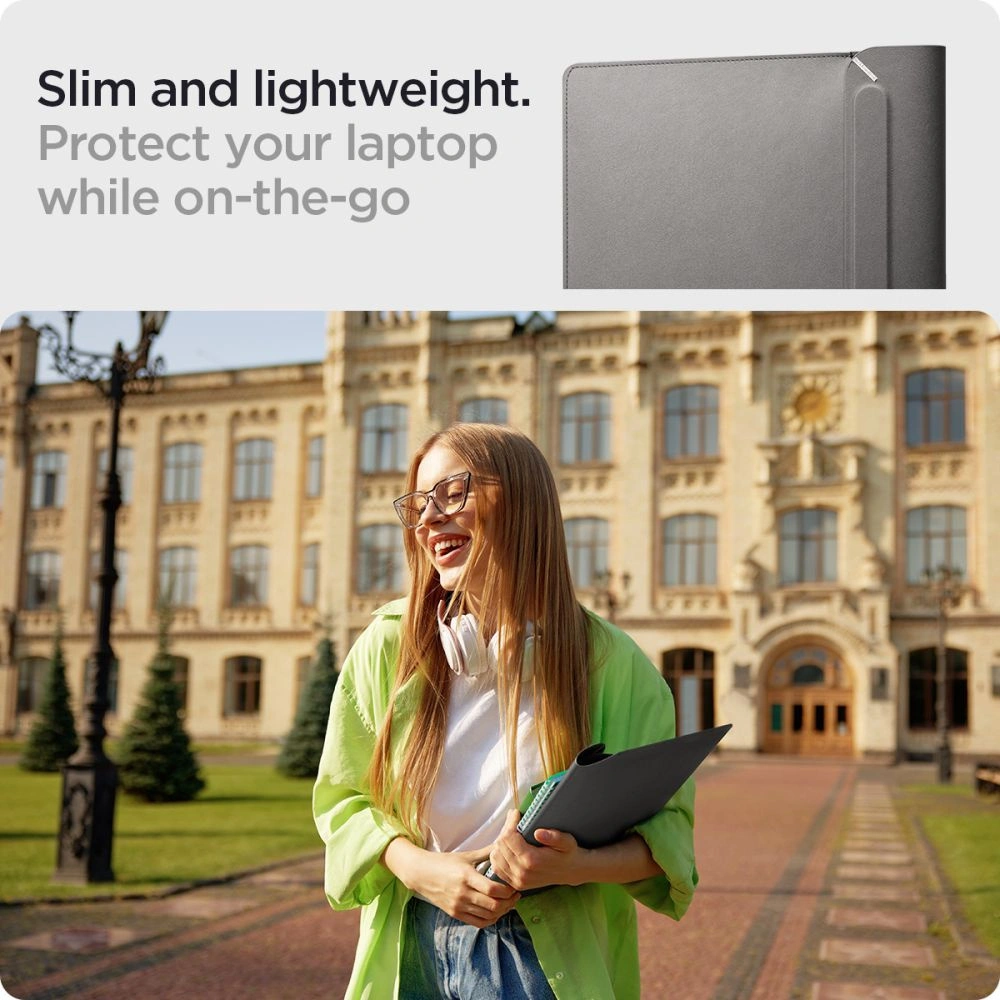 Hurtownia GSM - Wsuwka Spigen Valentinus Sleeve Laptop 13-14 Městská šedá - SPN3307 - {ean13} - Hurt