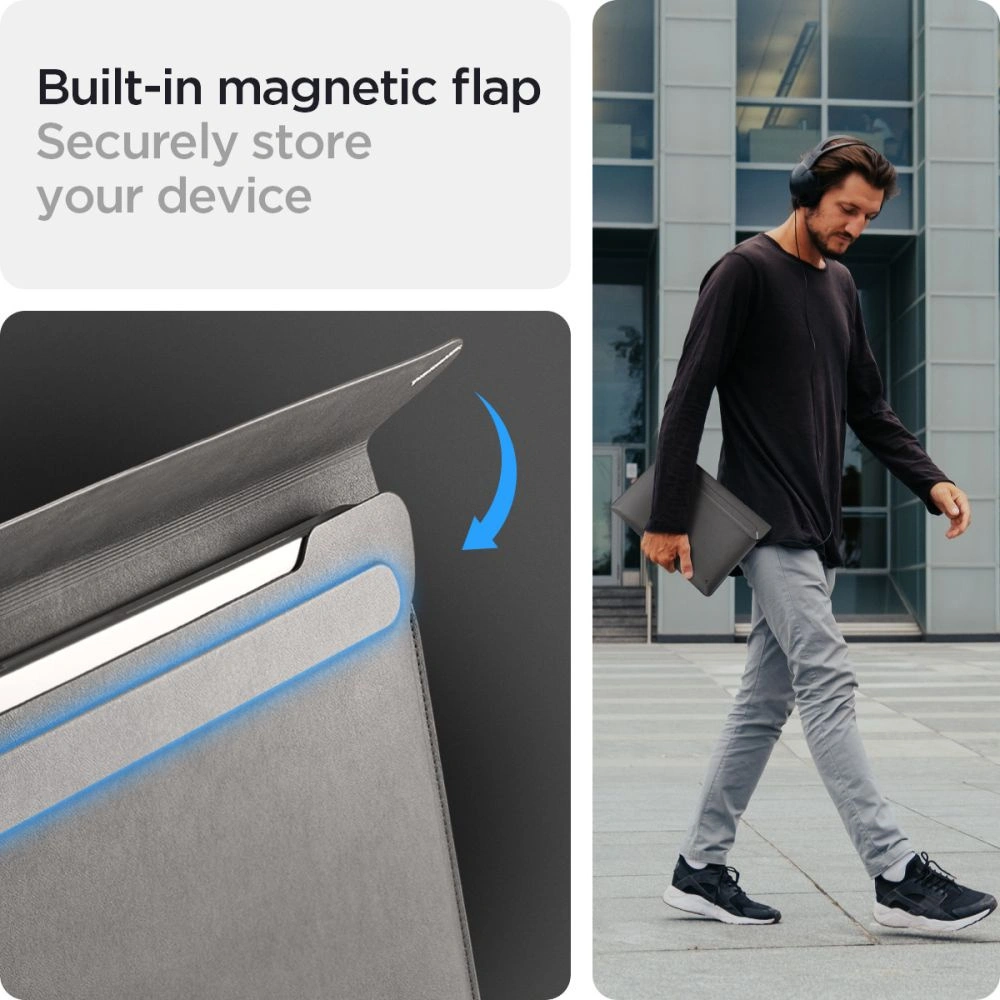 Hurtownia GSM - Wsuwka Spigen Valentinus Sleeve Laptop 13-14 Městská šedá - SPN3307 - {ean13} - Hurt