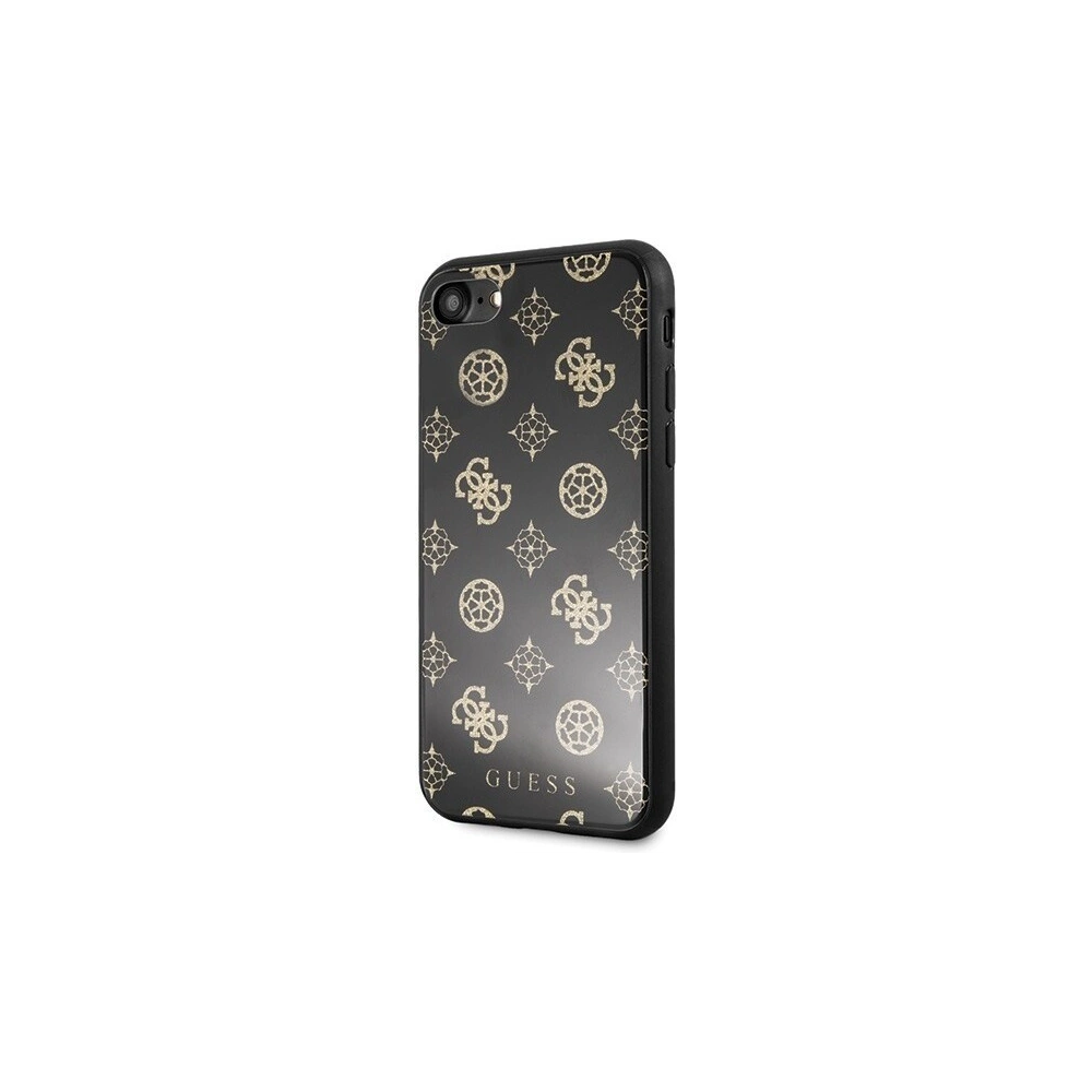 Hurtownia GSM - Etui Guess GUHCI8TGGPBK Apple iPhone SE 2022/SE 2020/8/7 czarny /black hard case Peony G Double Layer Glitter - GUE143BLK - {ean13} - Hurt
