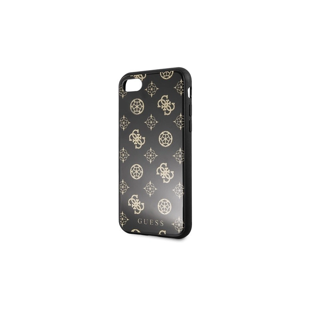 Hurtownia GSM - Etui Guess GUHCI8TGGPBK Apple iPhone SE 2022/SE 2020/8/7 czarny /black hard case Peony G Double Layer Glitter - GUE143BLK - {ean13} - Hurt