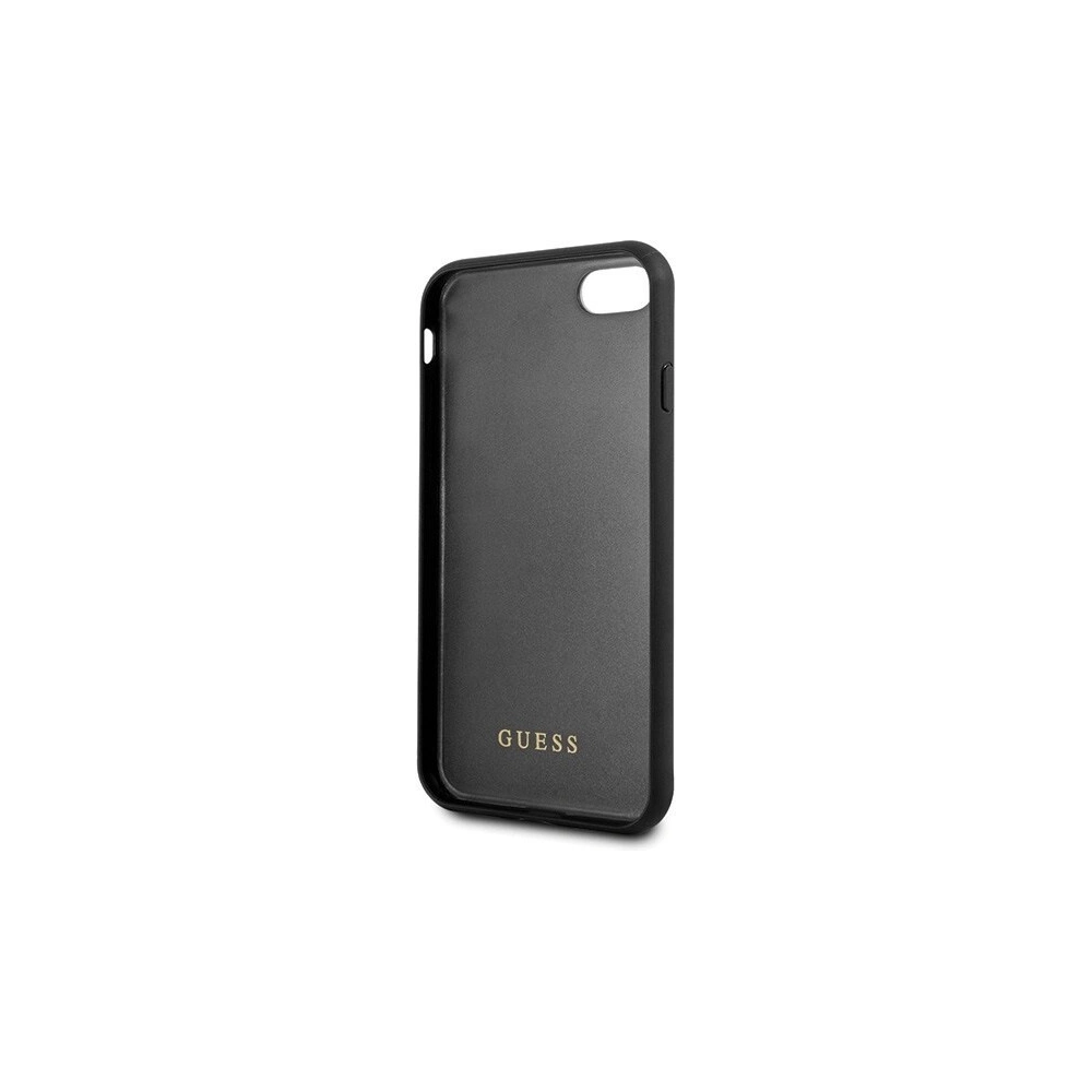 Hurtownia GSM - Etui Guess GUHCI8TGGPBK Apple iPhone SE 2022/SE 2020/8/7 czarny /black hard case Peony G Double Layer Glitter - GUE143BLK - {ean13} - Hurt