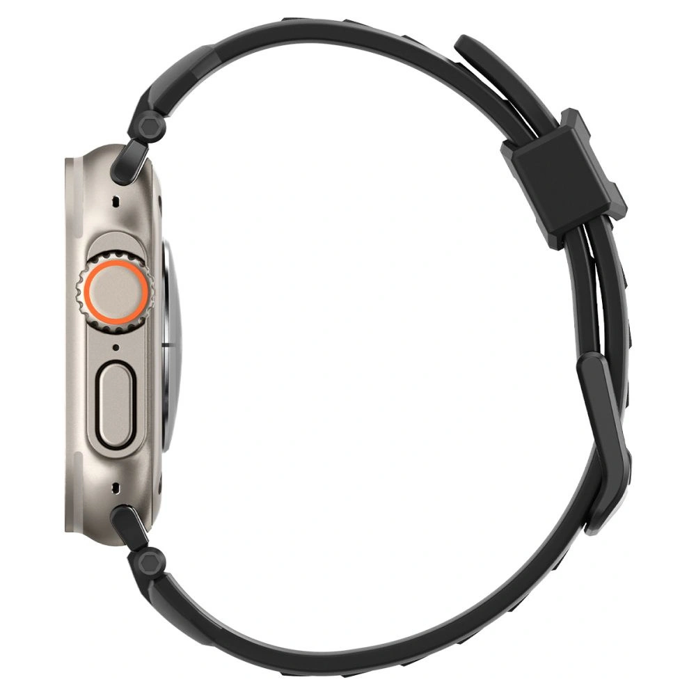Wholesale Belt Spigen Rugged Ultra Band Apple Watch 4/5/6/7/8/SE/Ultra 44/45/49mm Matte Black - SPN3311 - {ean13} - Hurt