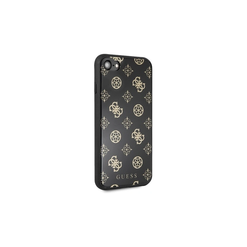 Hurtownia GSM - Etui Guess GUHCI8TGGPBK Apple iPhone SE 2022/SE 2020/8/7 czarny /black hard case Peony G Double Layer Glitter - GUE143BLK - {ean13} - Hurt