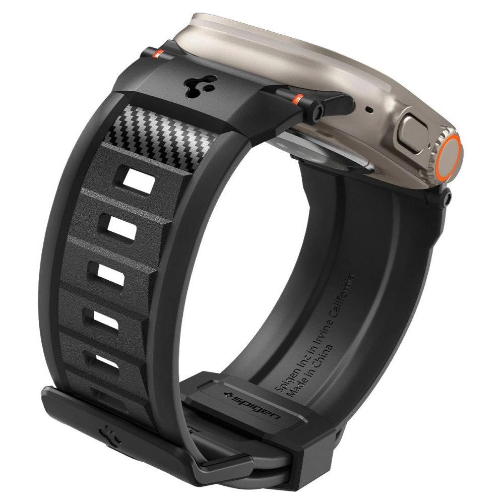 Wholesale Belt Spigen Rugged Ultra Band Apple Watch 4/5/6/7/8/SE/Ultra 44/45/49mm Matte Black - SPN3311 - {ean13} - Hurt