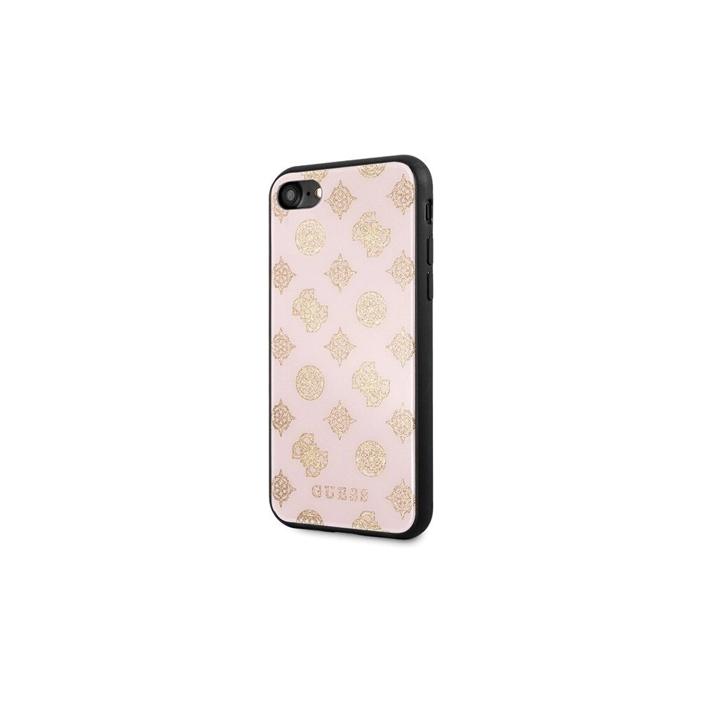 Hurtownia GSM - Etui Guess GUHCI8TGGPLP Apple iPhone SE 2022/SE 2020/8/7 jasnoróż owy/light pink hard case Peony G Double Layer Glitter - GUE144PNK - {ean13} - Hurt