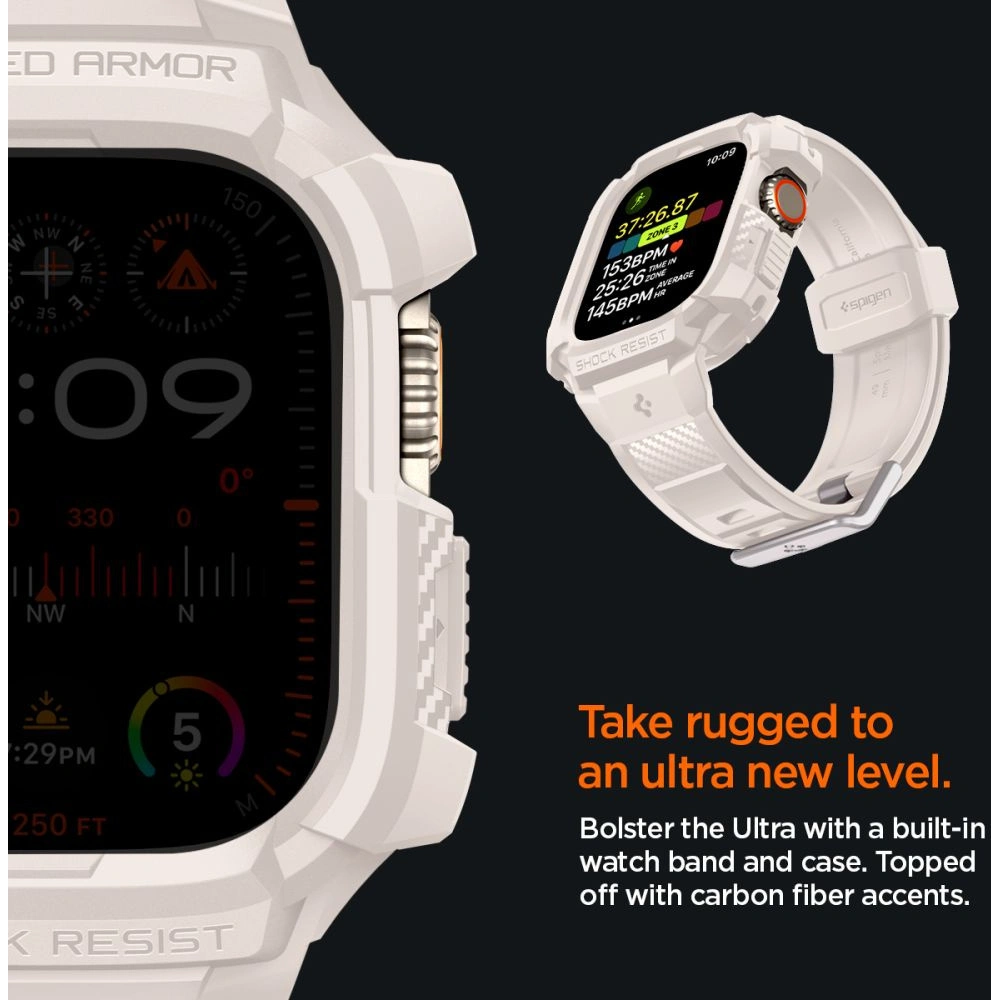Hurtownia GSM - Etui Spigen Rugged Armor Pro Apple Watch Ultra 1/2 49mm Dune Beige - SPN3314 - {ean13} - Hurt