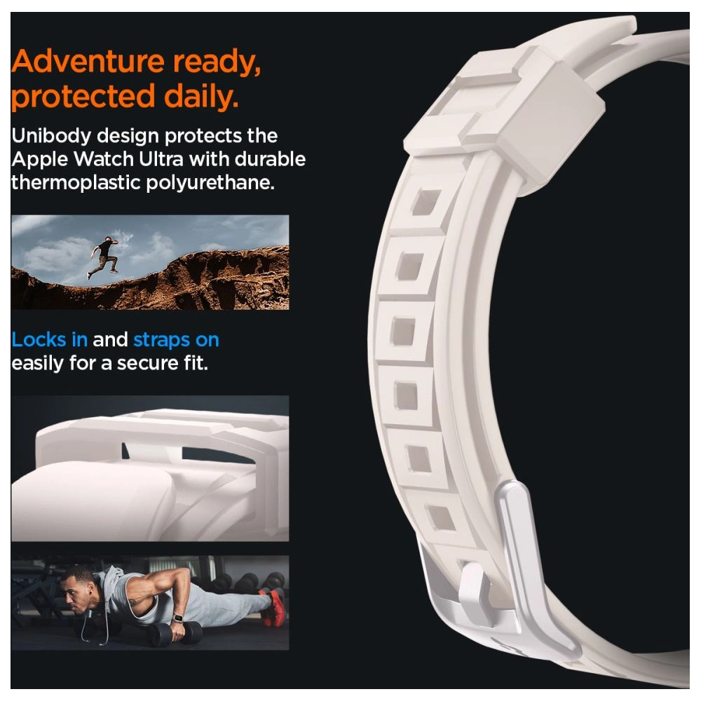 Hurtownia GSM - Etui Spigen Rugged Armor Pro Apple Watch Ultra 1/2 49mm Dune Beige - SPN3314 - {ean13} - Hurt