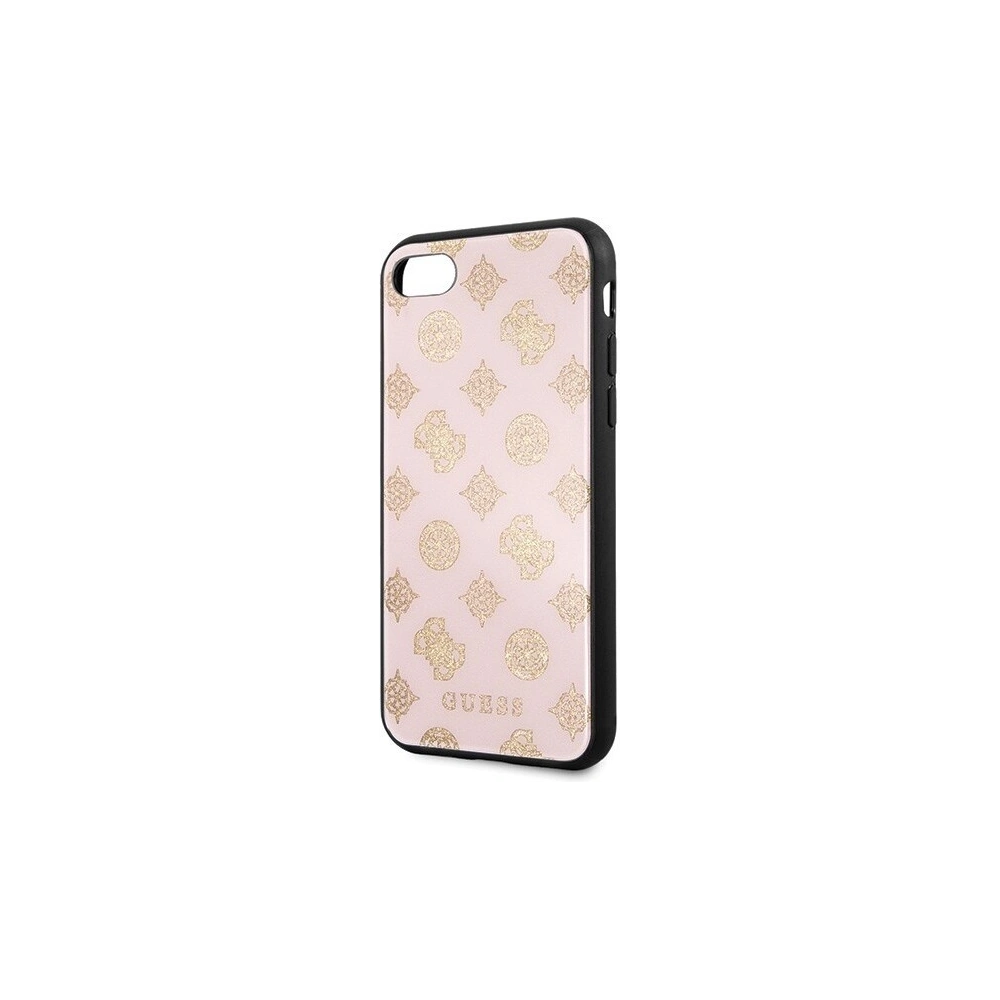 Hurtownia GSM - Etui Guess GUHCI8TGGPLP Apple iPhone SE 2022/SE 2020/8/7 jasnoróż owy/light pink hard case Peony G Double Layer Glitter - GUE144PNK - {ean13} - Hurt