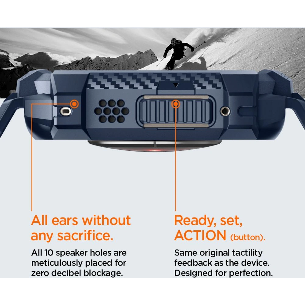 Wholesale Case Spigen Rugged Armor Pro Apple Watch Ultra 1/2 49mm Navy Blue - SPN3315 - {ean13} - Hurt