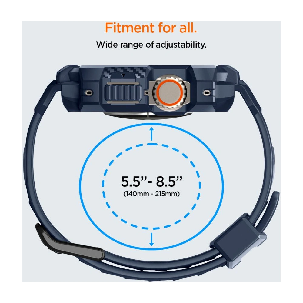 Hurtownia GSM - Etui Spigen Rugged Armor Pro Apple Watch Ultra 1/2 49mm Tengerészkék - SPN3315 - {ean13} - Hurt
