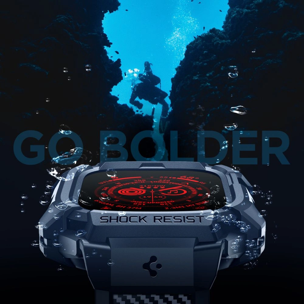 Hurtownia GSM - Case Spigen Rugged Armor Pro Apple Watch Ultra 1/2 49mm Marineblau - SPN3315 - {ean13} - Hurt
