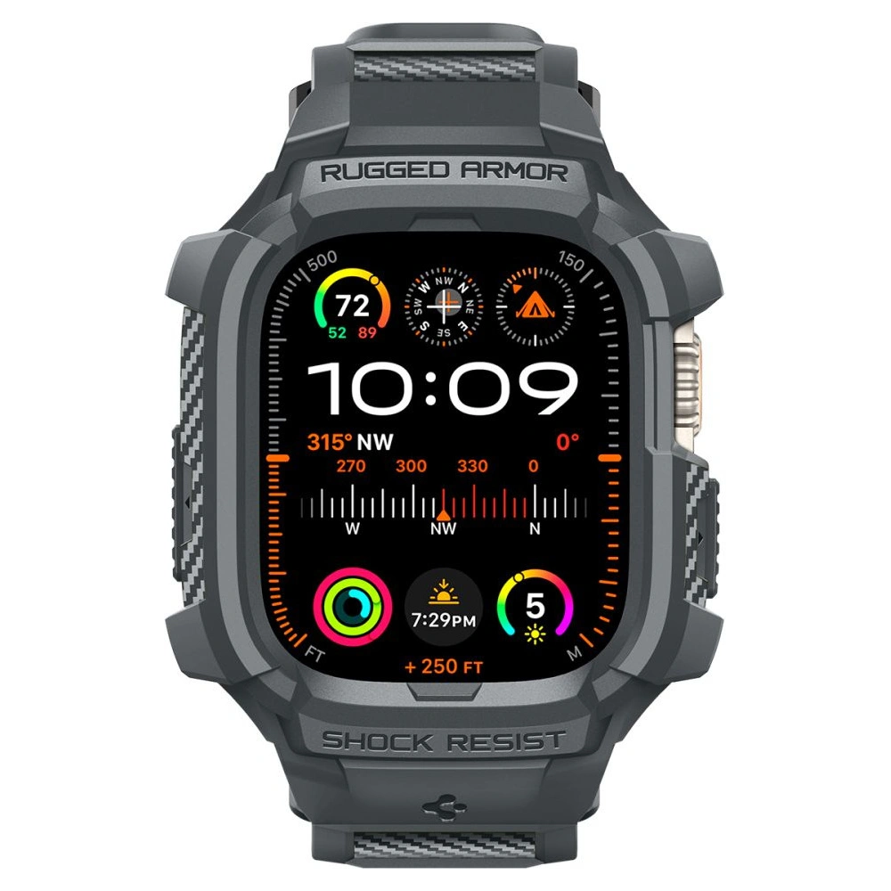Wholesale Case Spigen Rugged Armor Pro Apple Watch Ultra 1/2 49mm Dark Grey - SPN3316 - {ean13} - Hurt