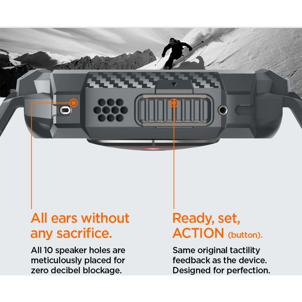 Wholesale Case Spigen Rugged Armor Pro Apple Watch Ultra 1/2 49mm Dark Grey - SPN3316 - {ean13} - Hurt