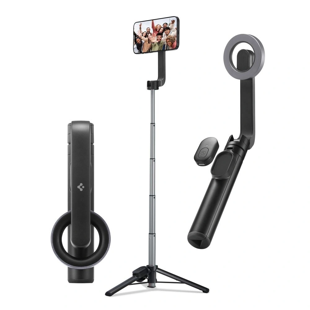 Hurtownia GSM - Kijek Spigen S570W Bluetooth Selfie Stick Tripod MagSafe Schwarz - SPN3317 - {ean13} - Hurt