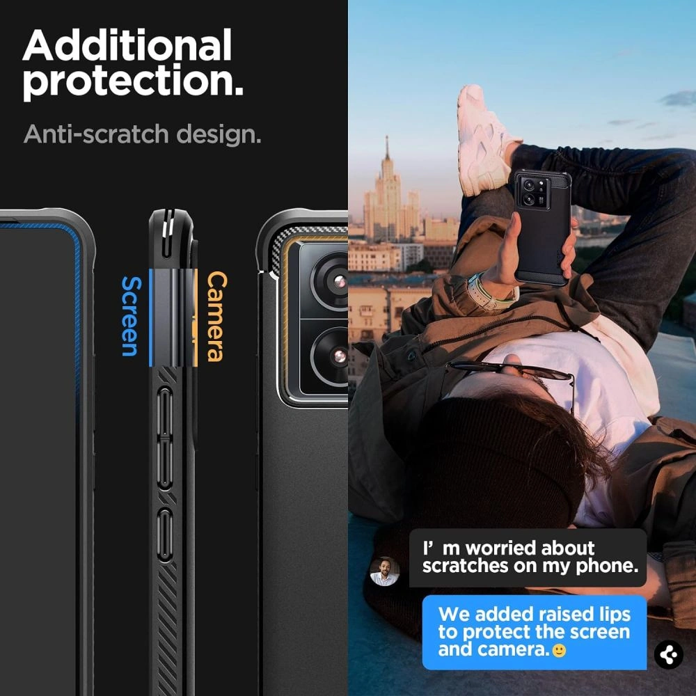 Hurtownia GSM - Case Spigen Rugged Armor Xiaomi 13T / 13T Pro Matt Schwarz - SPN3318 - {ean13} - Hurt