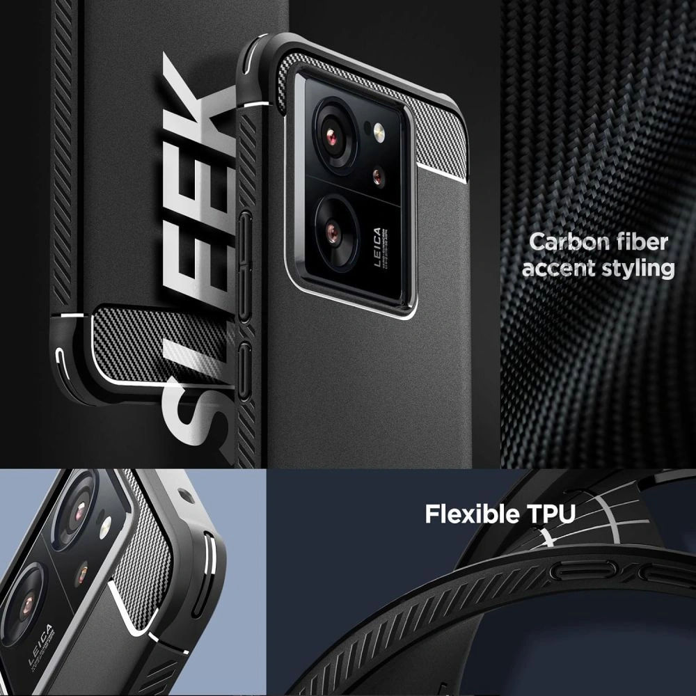 Hurtownia GSM - Case Spigen Rugged Armor Xiaomi 13T / 13T Pro Matt Schwarz - SPN3318 - {ean13} - Hurt