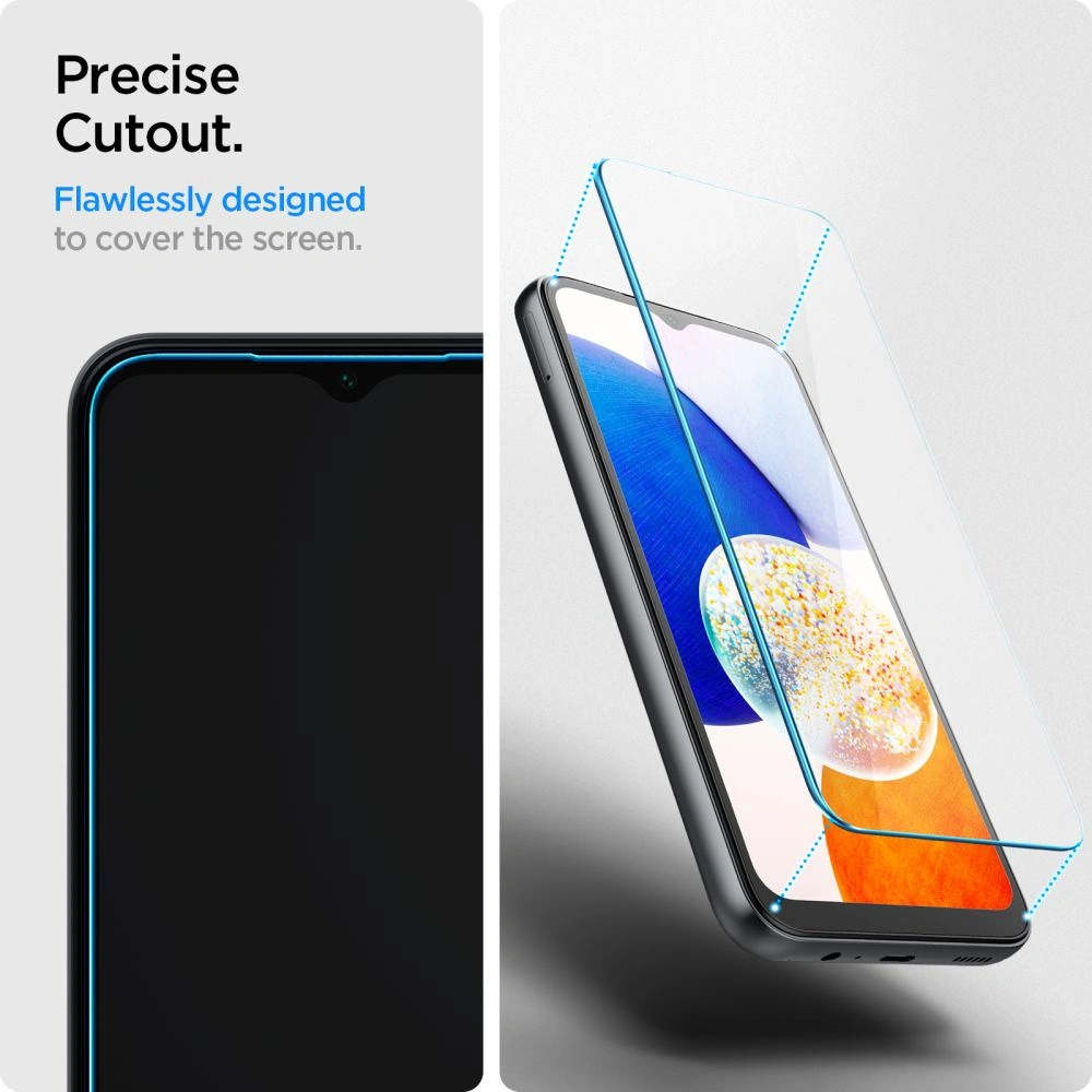 Wholesale Spigen GLAS.tR Slim Samsung Galaxy A15 4G / 5G / A25 5G Clear [2 PACK] - SPN3319 - {ean13} - Hurt