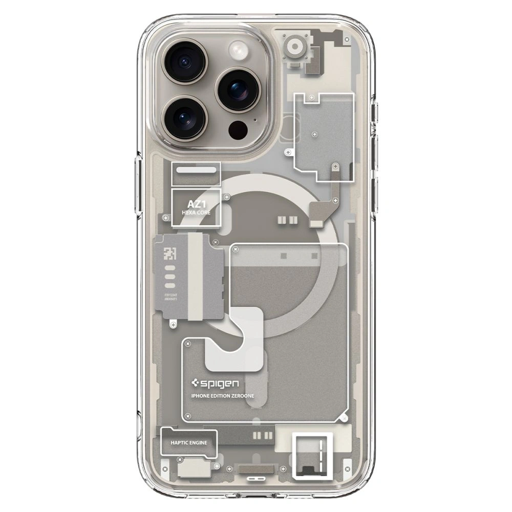 Hurtownia GSM - Etui Spigen Ultra Hybrid Mag MagSafe Apple iPhone 15 Pro Max Zero One Přírodní Titan - SPN3321 - {ean13} - Hurt