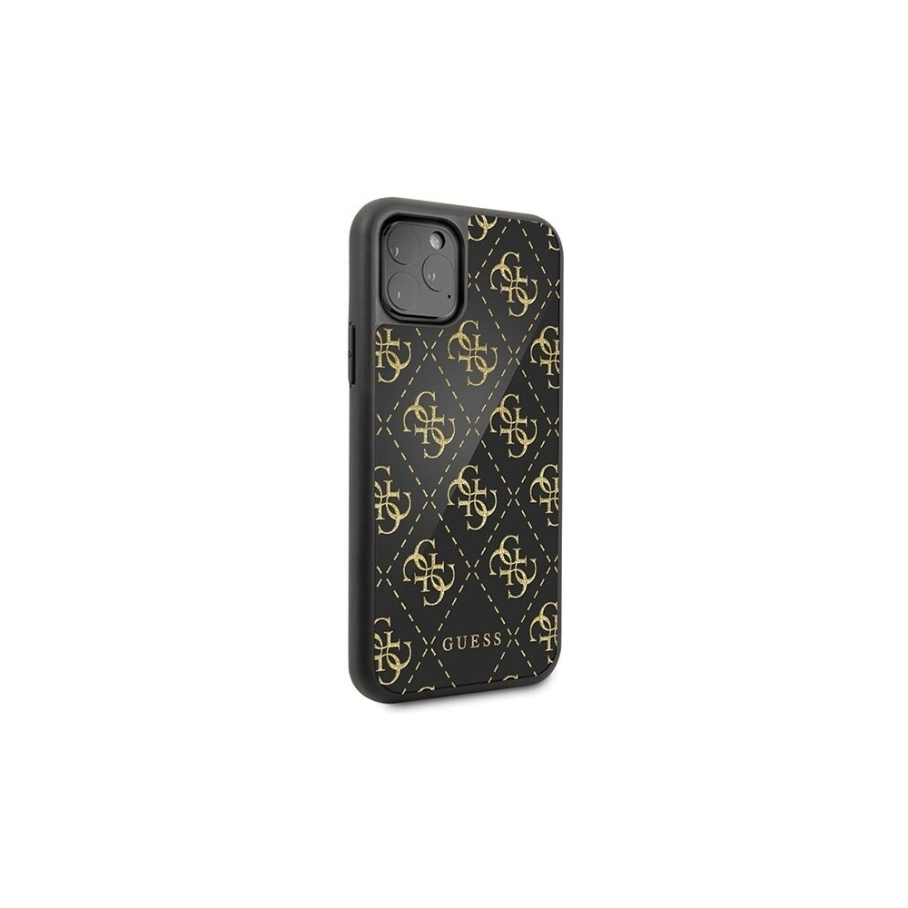 Hurtownia GSM - Etui Guess GUHCN584GGPBK Apple iPhone 11 Pro schwarz/black hard case 4G Double Layer Glitter - GUE145BLK - {ean13} - Hurt