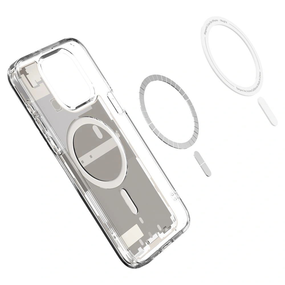 Hurtownia GSM - Etui Spigen Ultra Hybrid Mag MagSafe Apple iPhone 15 Pro Max Zero One Természetes Titán - SPN3321 - {ean13} - Hurt