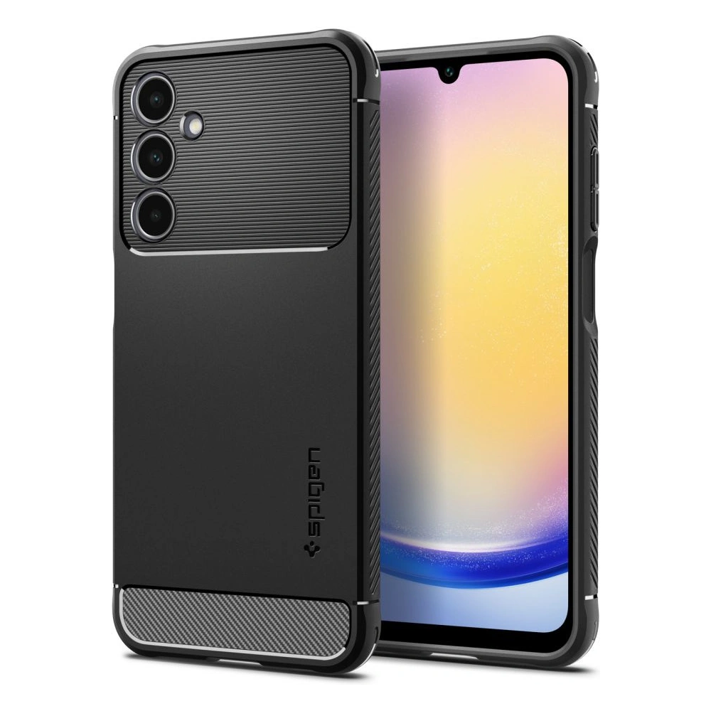 Hurtownia GSM - Etui Spigen Rugged Armor Samsung Galaxy A25 5G matně černé - SPN3322 - {ean13} - Hurt