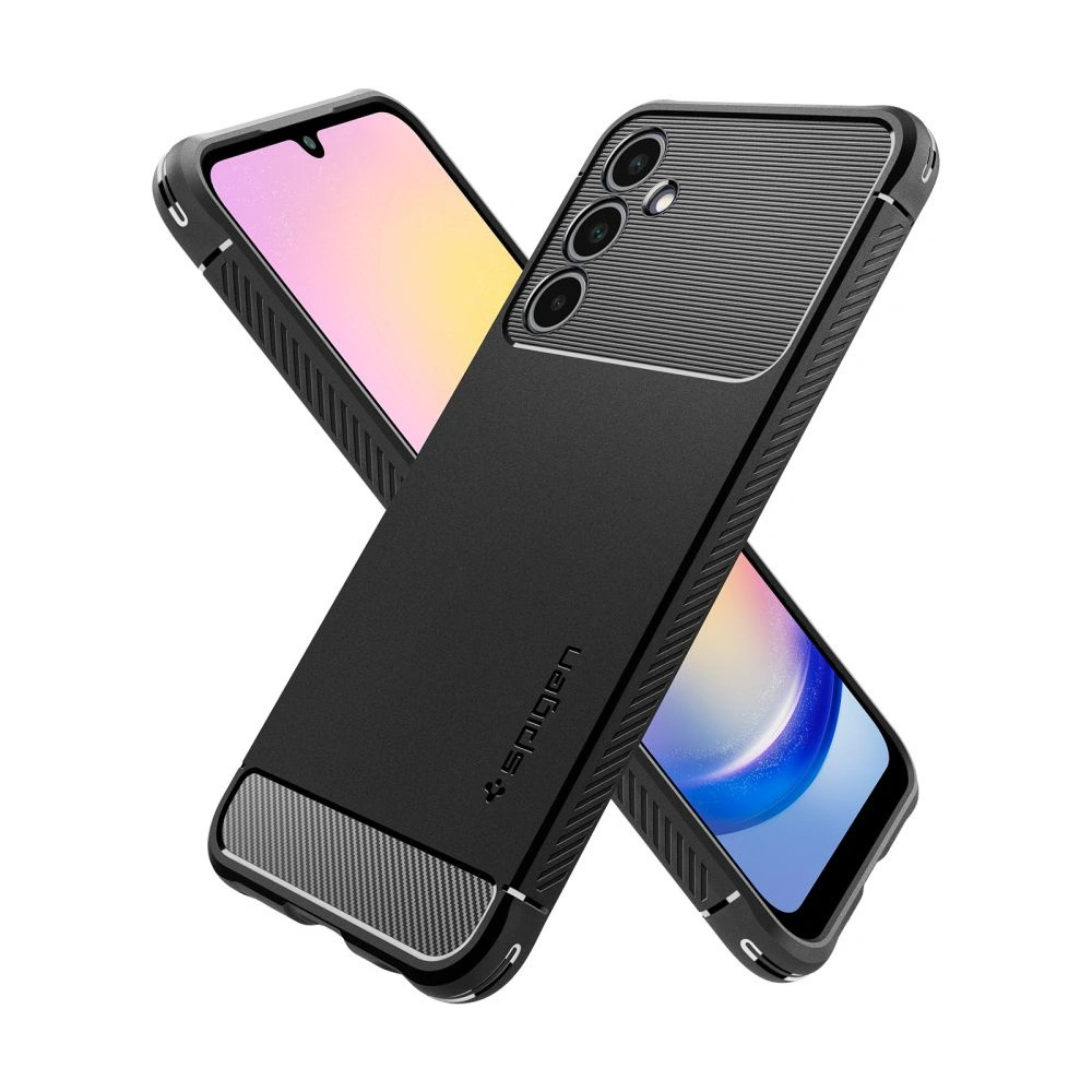 Hurtownia GSM - Etui Spigen Rugged Armor Samsung Galaxy A25 5G matně černé - SPN3322 - {ean13} - Hurt