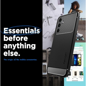 Hurtownia GSM - Case Spigen Rugged Armor Samsung Galaxy A25 5G Matt Schwarz - SPN3322 - {ean13} - Hurt