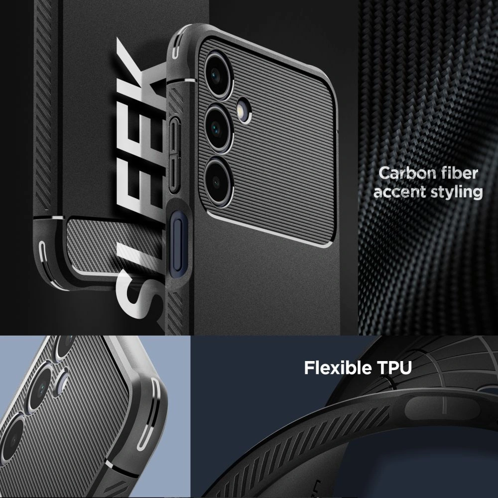 Hurtownia GSM - Etui Spigen Rugged Armor Samsung Galaxy A25 5G matně černé - SPN3322 - {ean13} - Hurt
