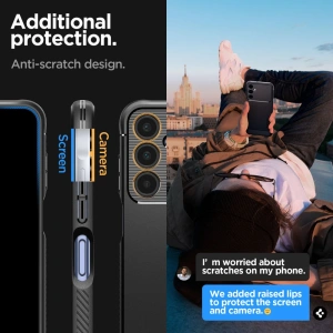 Hurtownia GSM - Case Spigen Rugged Armor Samsung Galaxy A25 5G Matt Schwarz - SPN3322 - {ean13} - Hurt
