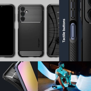 Hurtownia GSM - Case Spigen Rugged Armor Samsung Galaxy A25 5G Matt Schwarz - SPN3322 - {ean13} - Hurt