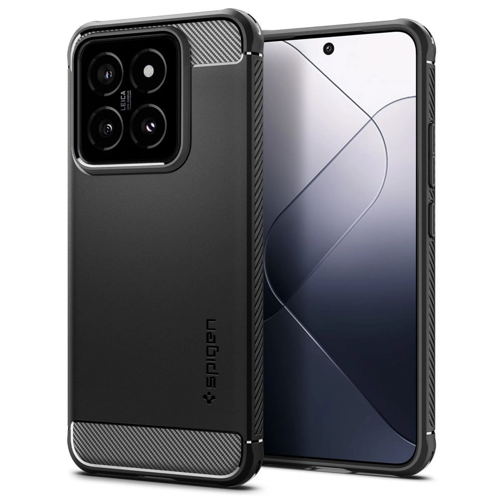 Hurtownia GSM - Etui Spigen Rugged Armor Xiaomi 14 Matt Fekete - SPN3323 - {ean13} - Hurt