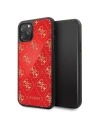 Etui Guess GUHCN584GGPRE Apple iPhone 11 Pro rot rote Hartschale 4G Doppelschicht Glitzer
