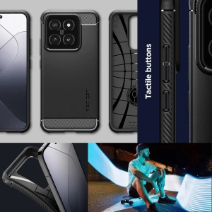 Wholesale Spigen Rugged Armor Xiaomi 14 Matte Black - SPN3323 - {ean13} - Hurt