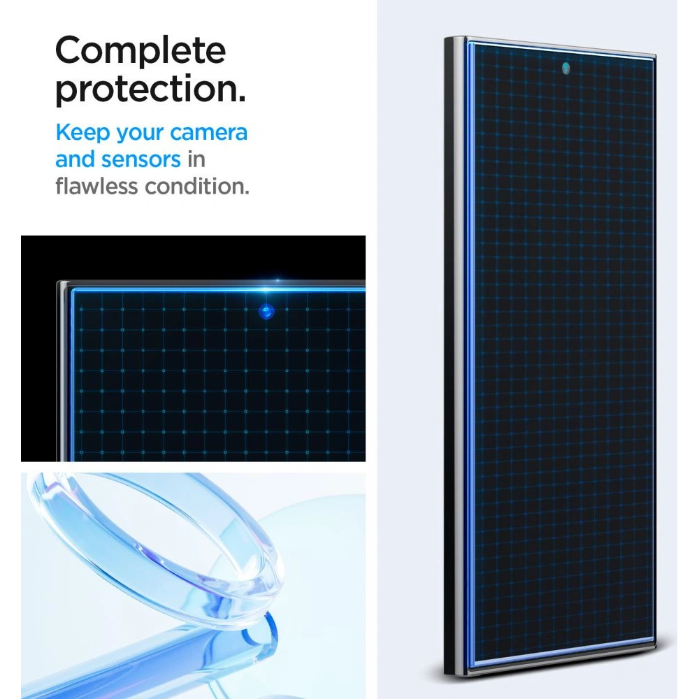 Wholesale Spigen GLAS.tR ez Fit Samsung Galaxy S24 Ultra Clear [2 PACK] - SPN3325 - {ean13} - Hurt