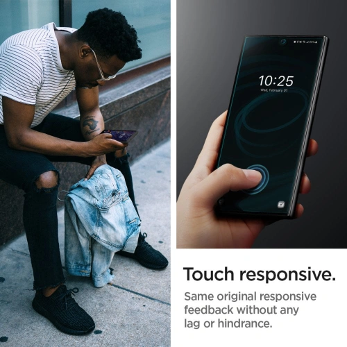 Folia Spigen Neo Flex Samsung Galaxy S24 Ultra Clear [2 PACK]