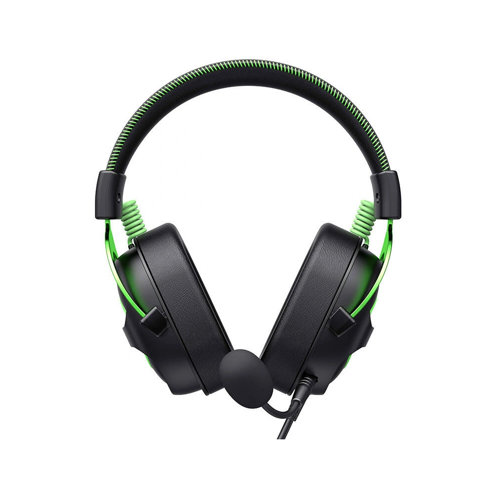 Hurtownia GSM - Căști de gaming pe ureche Havit H2002E negru-verde - HVT283 - {ean13} - Hurt