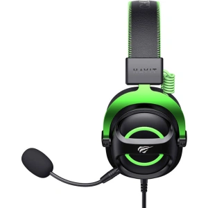 Wholesale Havit H2002E gaming headphones black-green - HVT283 - {ean13} - Hurt