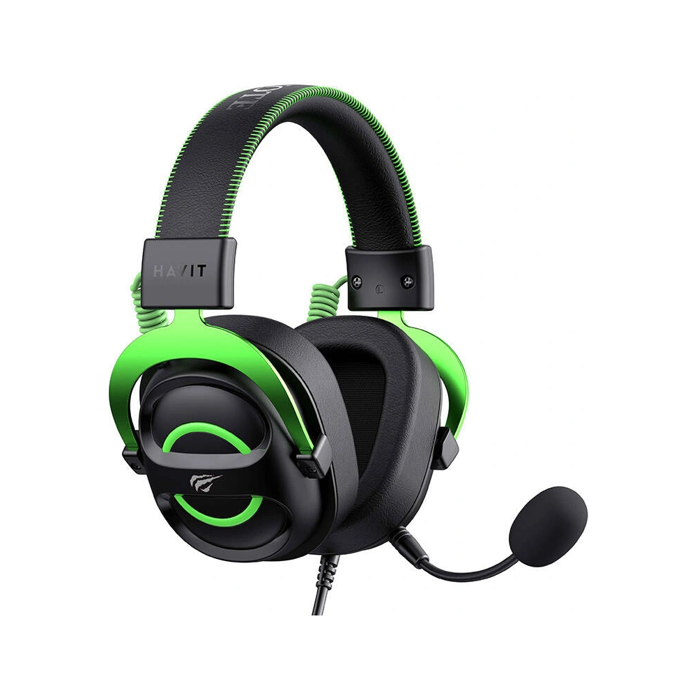 Hurtownia GSM - Căști de gaming pe ureche Havit H2002E negru-verde - HVT283 - {ean13} - Hurt