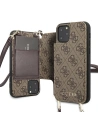 Hurtownia GSM - Etui Guess GUHCN58CB4GB Apple iPhone 11 Pro brązowy/brown hard case 4G Crossbody - GUE147BR - {ean13} - Hurt