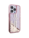 Hurtownia GSM - Etui Guess GUHCP15LLFCSEGP Apple iPhone 15 Pro hardcase Liquid Glitter Gold Stripes różowy/pink - GUE3181 - {ean13} - Hurt