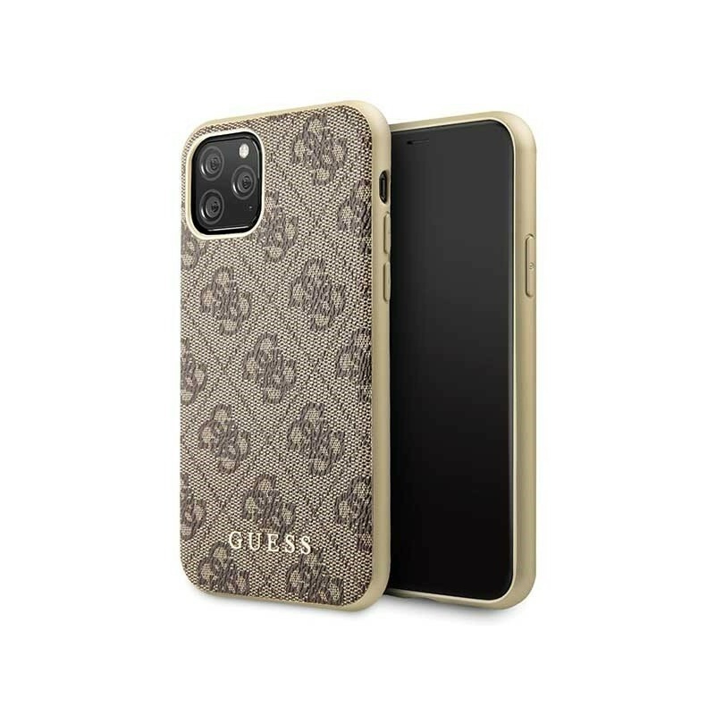 Guess Distributor - 3700740461754 - GUE148BR - Guess GUHCN58G4GB iPhone 11 Pro brown hard case 4G Collection - B2B homescreen