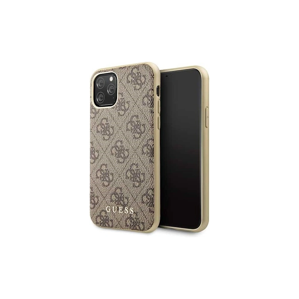 Hurtownia GSM - Etui Guess GUHCN58G4GB Apple iPhone 11 Pro brązowy/brown hard case 4G Collection - GUE148BR - {ean13} - Hurt