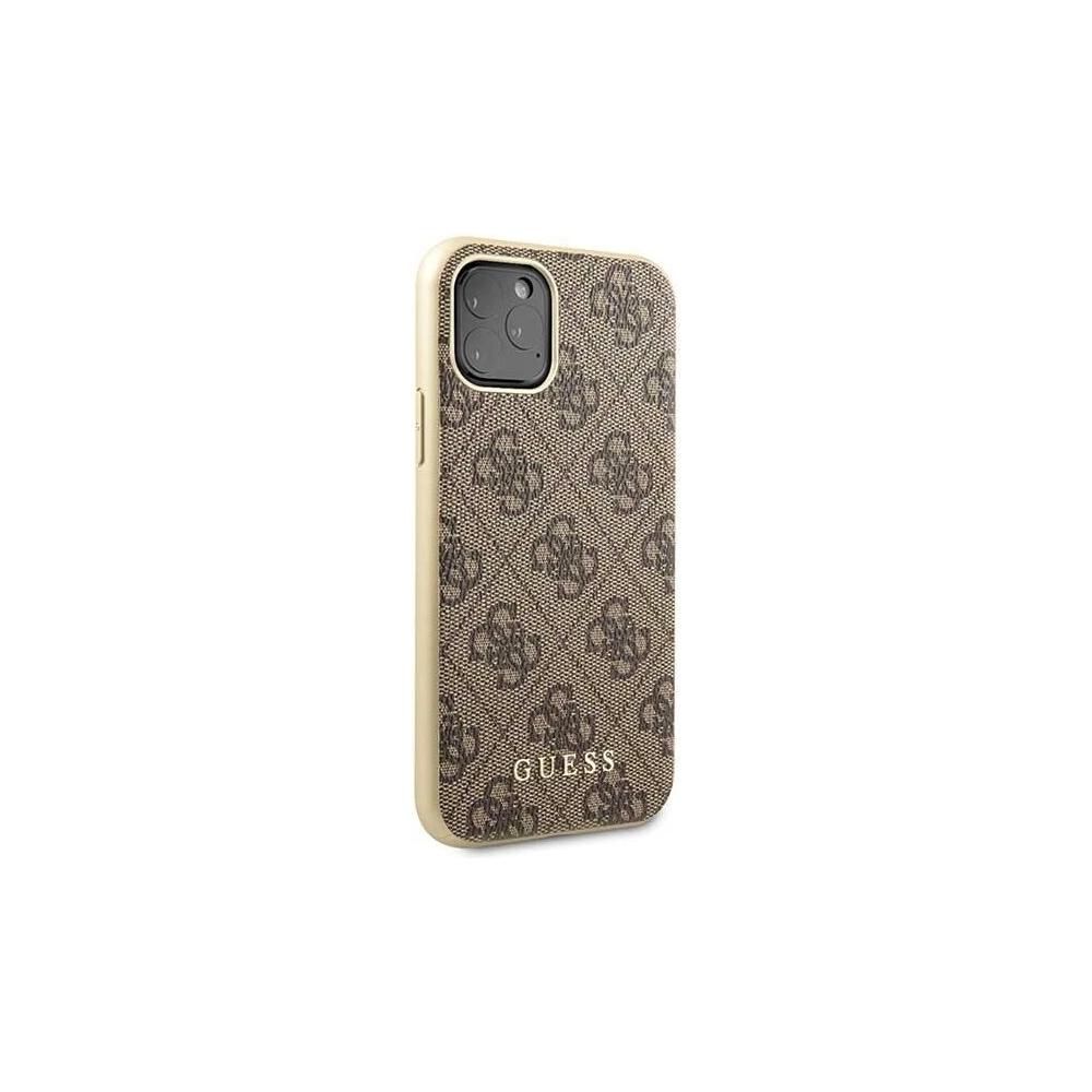 Hurtownia GSM - Etui Guess GUHCN58G4GB Apple iPhone 11 Pro brązowy/brown hard case 4G Collection - GUE148BR - {ean13} - Hurt